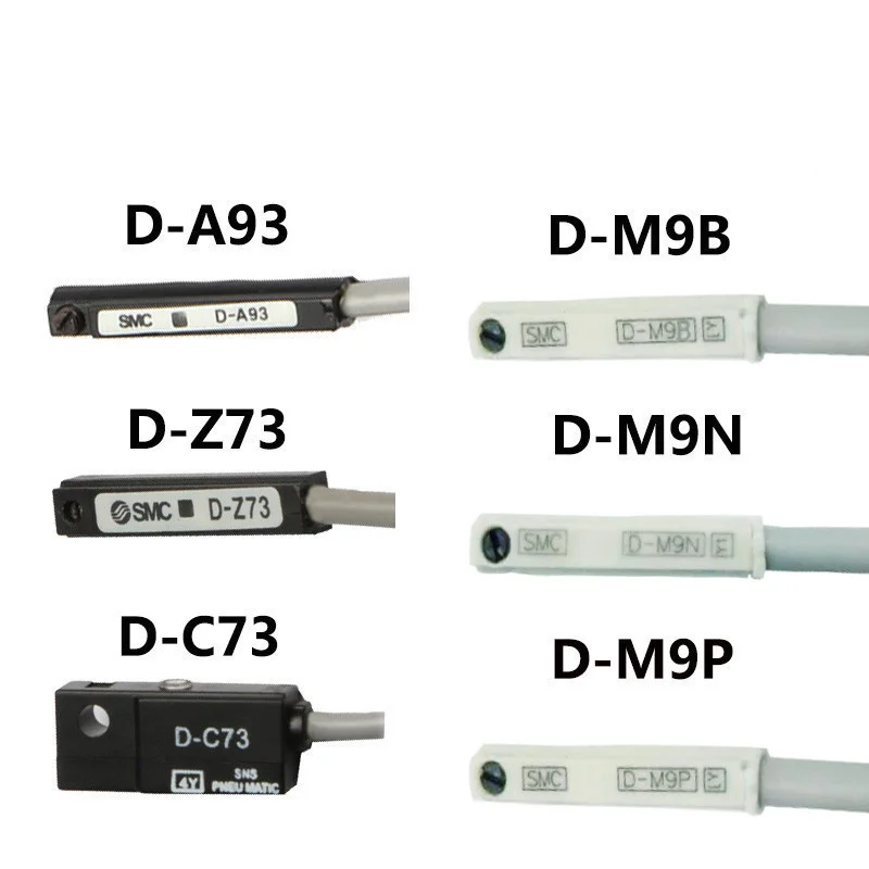 D-A93-C73-Z73-A73-A54-B54-L Sensor de interruptor magnético de cilindro normalmente abierto y normalmente cerrado