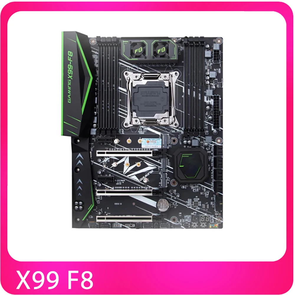 X99 F8 For HUANANZHI GAMING Motherboard C612 8*DDR4 LGA20 11-3 256GB Support E5 V3/V4 CPU X99