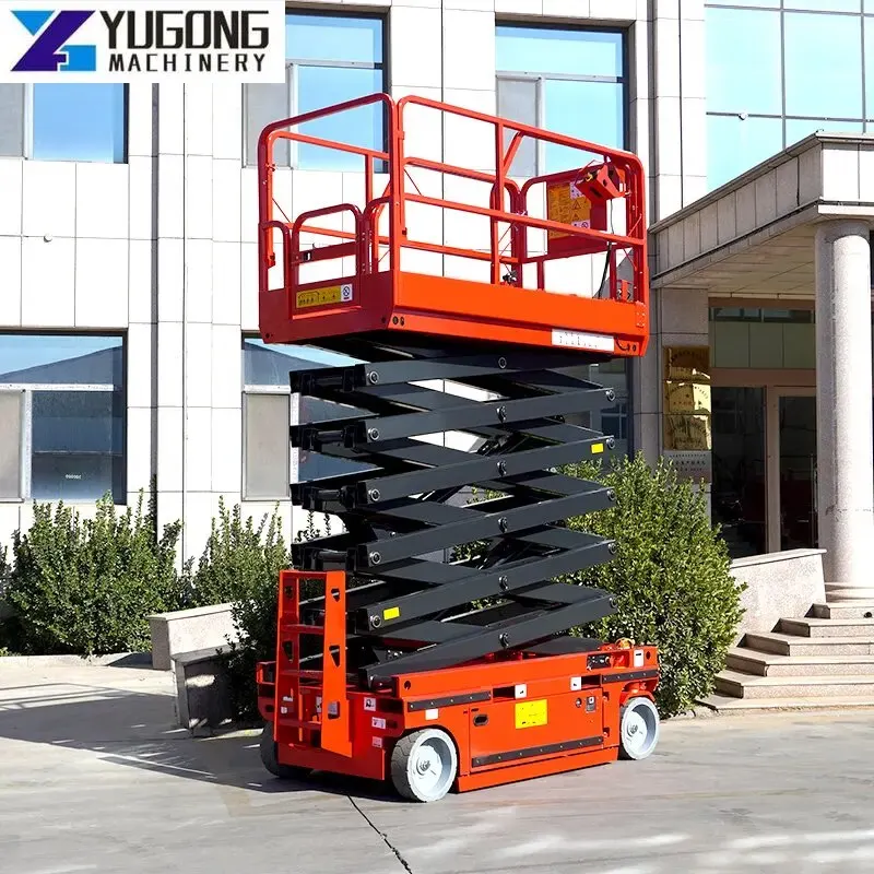  Portable Hydraulic Lift Machine Electric Scissor Table Lift Mobile Scissor Lift 4-16m Manual Movable Scissor Lift