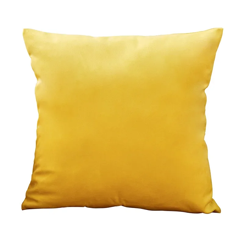 

Yellow Pillow Cover Velvet Decorative 1PC Cushion Cover for Living Room Sofa Home Decor Throw Pillow Case 30x50cm 45x45cm