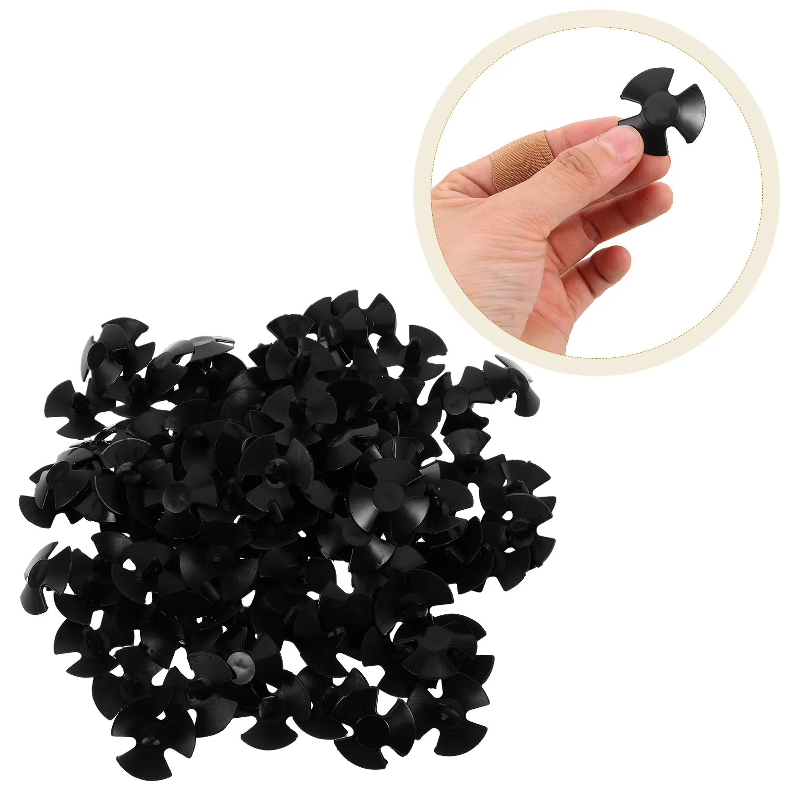 

100Pcs Car Hood Insulation Retainer Clips Premium Plastic Push Fasteners for Hood Lining Trunk Insulation Pad Noise Reduction