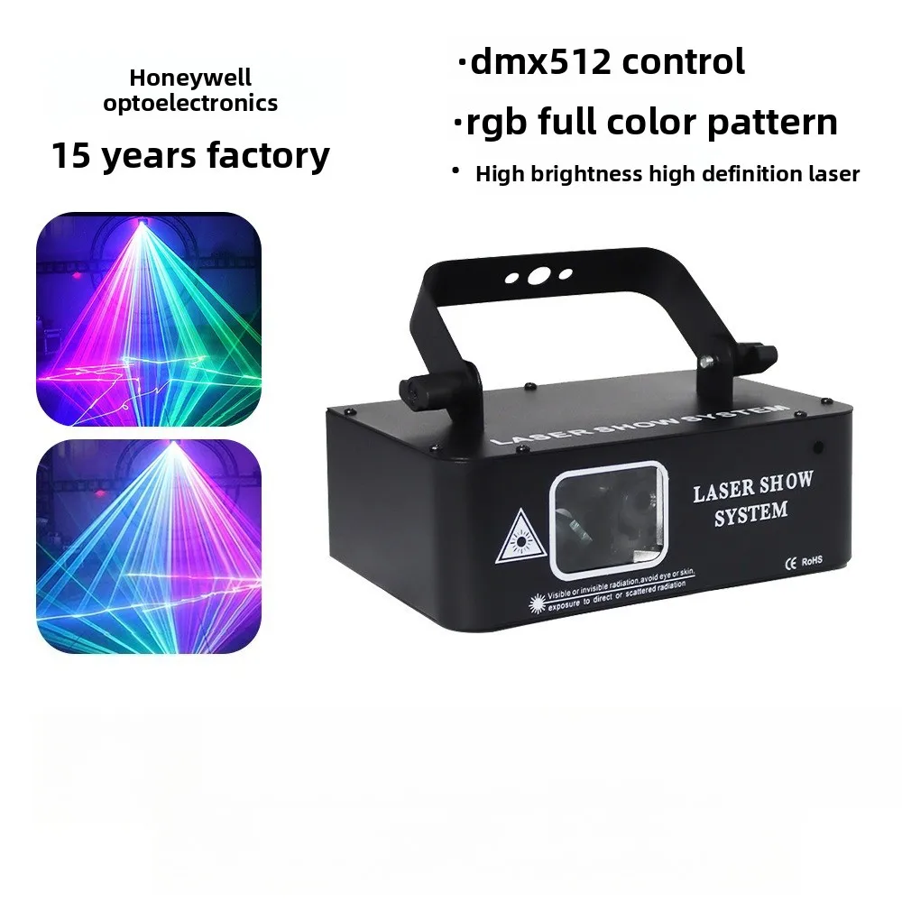 Full Color Line Light Stage Laser Light Multiple Pattern