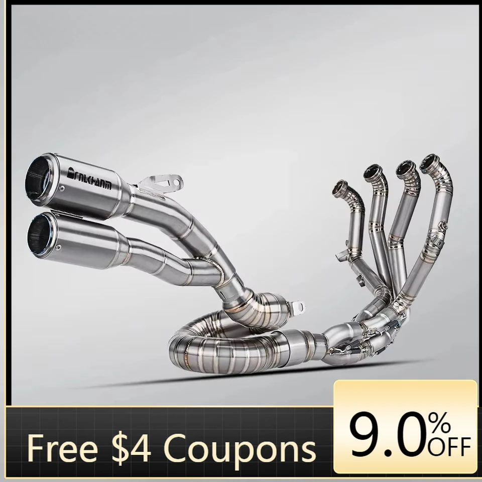 

STLF QJMOTOR 921 Titanium Alloy Motorcycle Exhaust System SC Full Section High Position Muffler New Box Packed Super921 Modifica