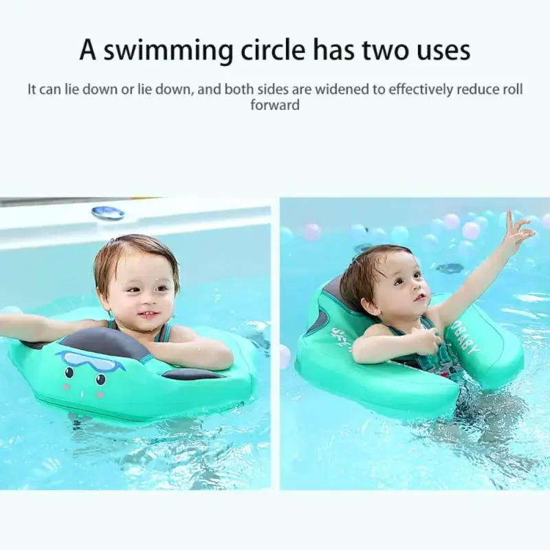 Baby Non-inflatable Buoy Pool Swimming Rings Infant Waist Swim Ring Toddler Swim Trainer Accessories Float Lying Baby Swim Ring