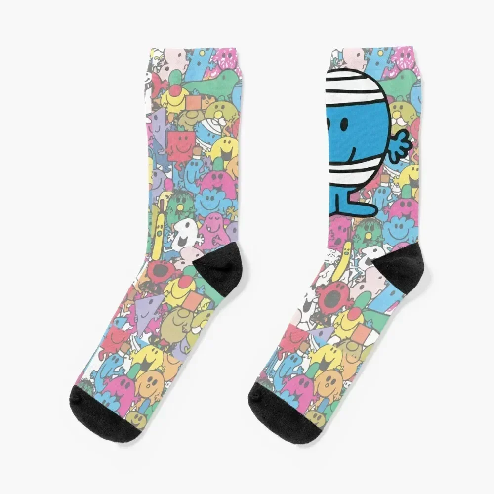 

Mr Bump Socks Thermal man winter hiking kawaii Socks For Men Women's