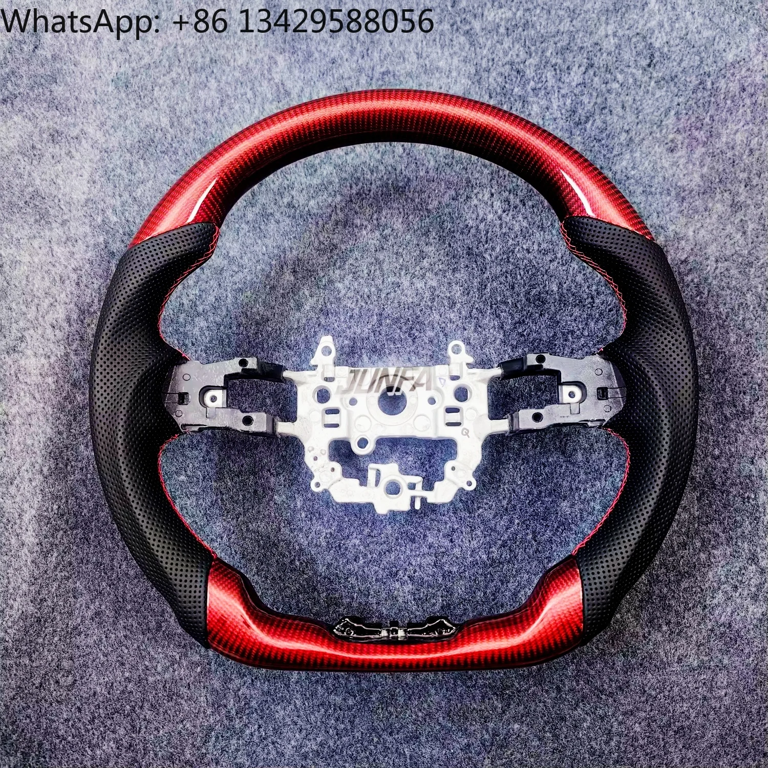 

For Honda Civic 11th Generation Suit LED Carbon Fiber Sports Steering Wheel