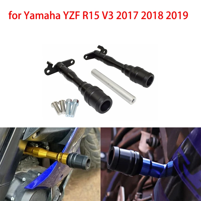 

Motorcycle Falling Guard Falling Protection Crash Fall Protection for Yamaha YZF R15 V3 2017 2018 2019 motobike parts