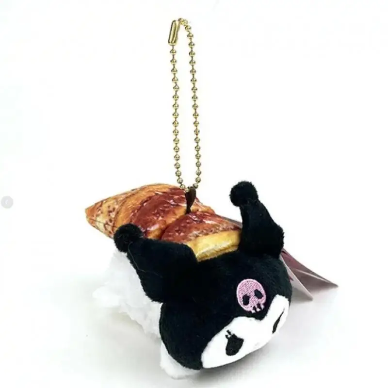 

Очаровательный плюшевый брелок Kuromi Sushi, милый аниме, мягкий рюкзак, подвеска для девочек, милая сумка, плюшевый подвесной орнамент, аксессуар, декор