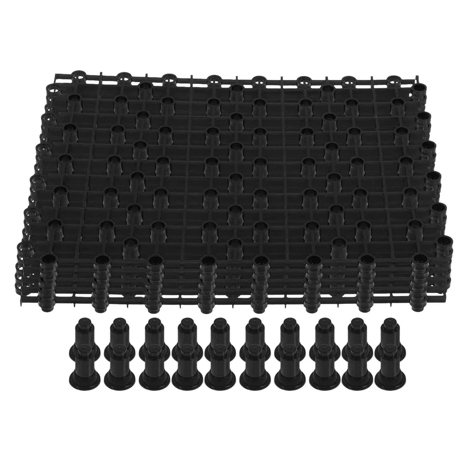 

5pcs Bottom Filter Plate for Fish Tank PVC Material Solid Grid Aquarium Accessories Isolation Easy Installation Safe Breeding