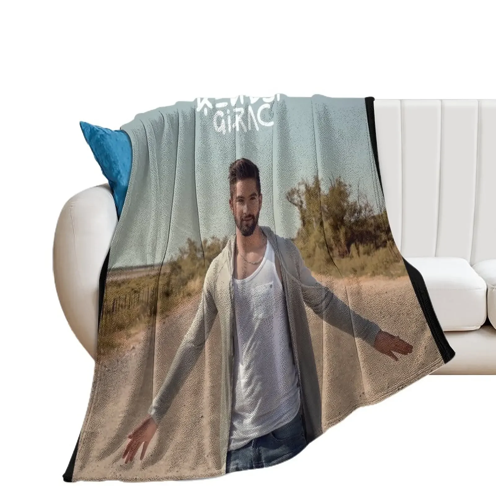 Kendji Girac Throw Blanket Personalized Gift valentine gift ideas Soft Blankets