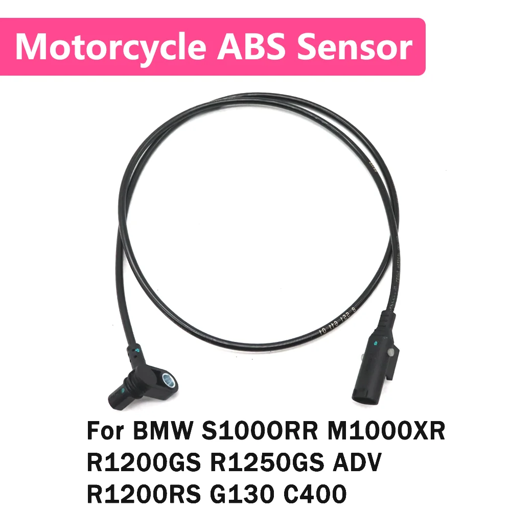 

For BMW S1000RR M1000XR R1200GS R1250GS ADV R1200RS G130 C400 Motorcycle Signal ABS Wheel Speed Sensor Wire Silicone Cord
