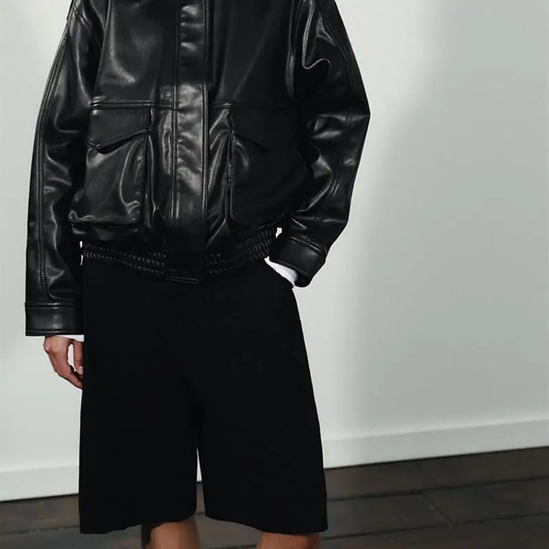 おしゃれな取り外し可能な人工毛皮風ジャケット-レディース-秋の新作-エレガントで上質なza2025-長袖ジッパー開閉