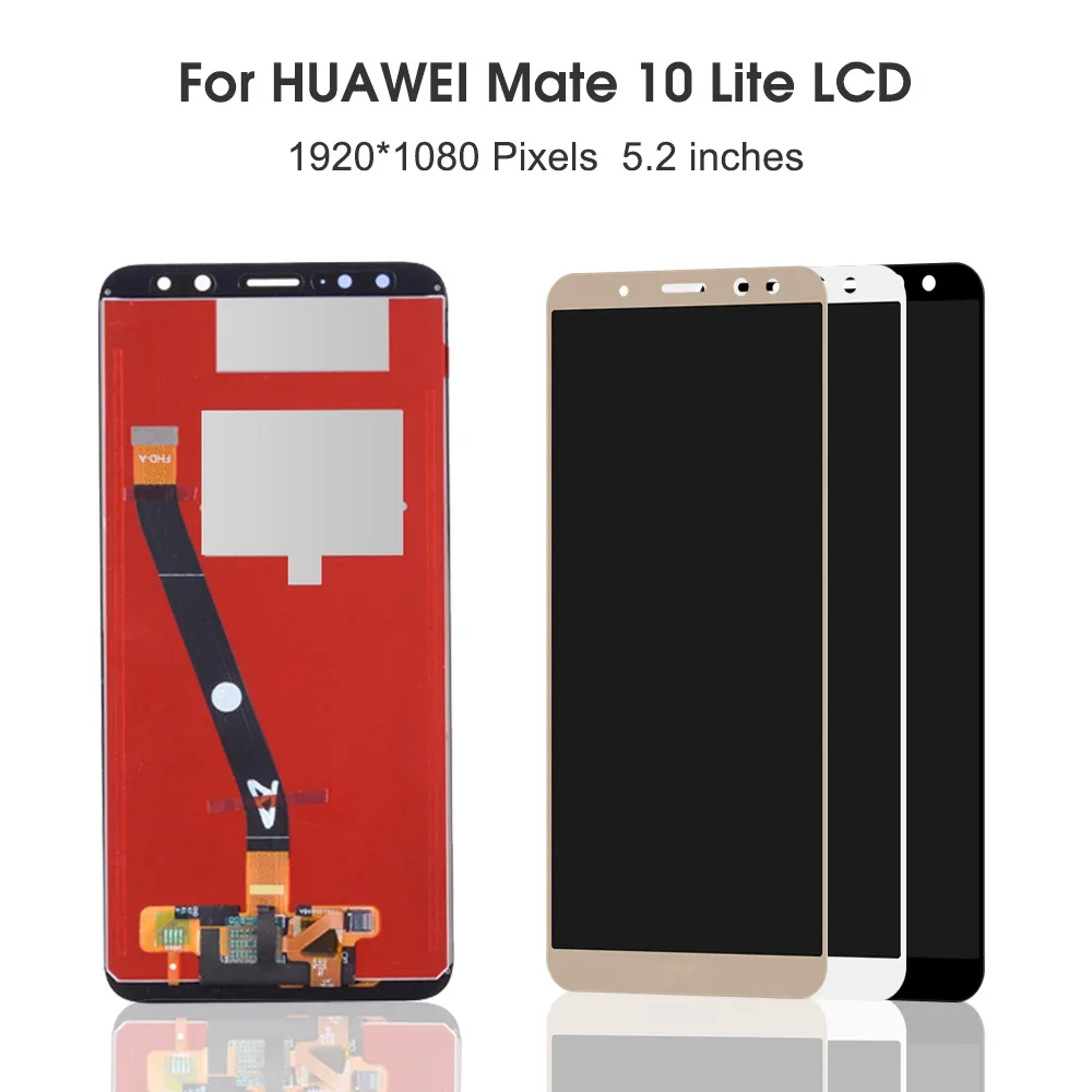 For HUAWEI 5.9\'\'Mate 10 Lite For  Nova 2i RNE-L21 L22 L01 L02 LCD Display Touch Screen Digitizer Assembly Replacement