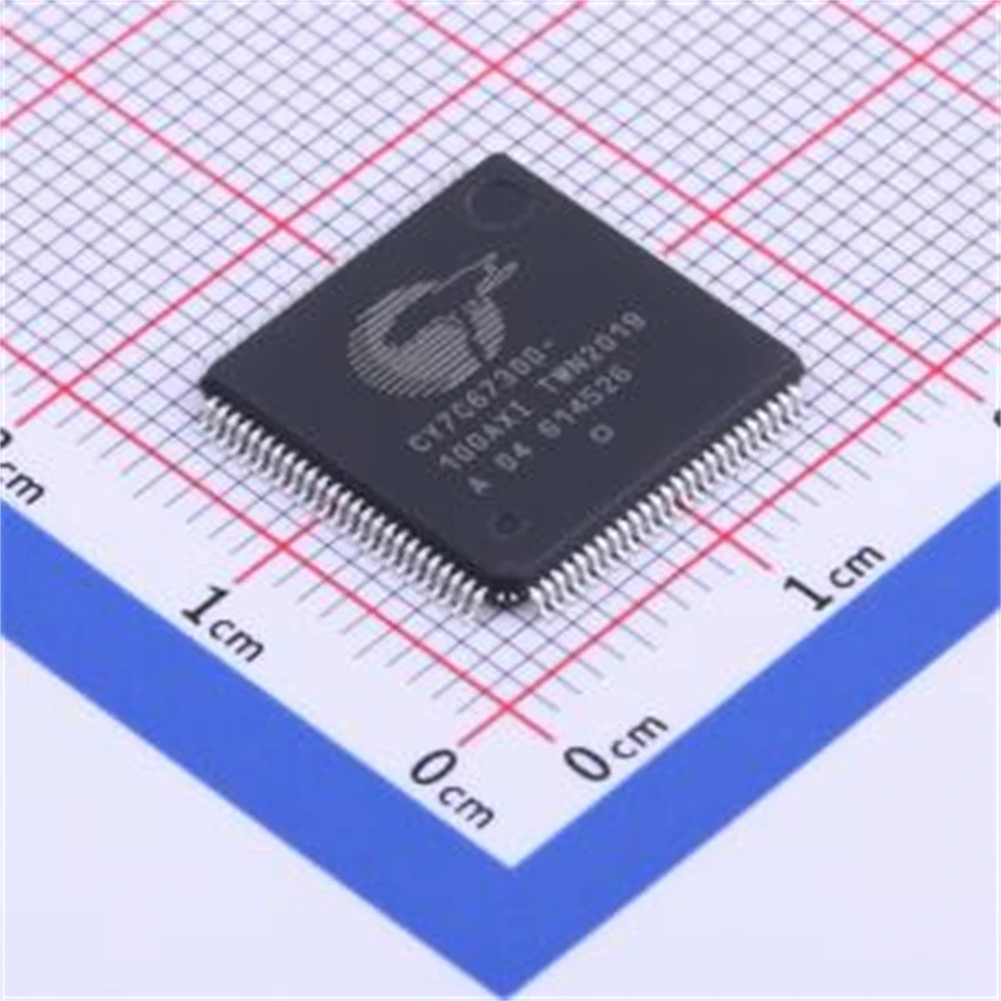 2 TEILE/LOS CY7C67300-100AXI (Mikrocontroller)