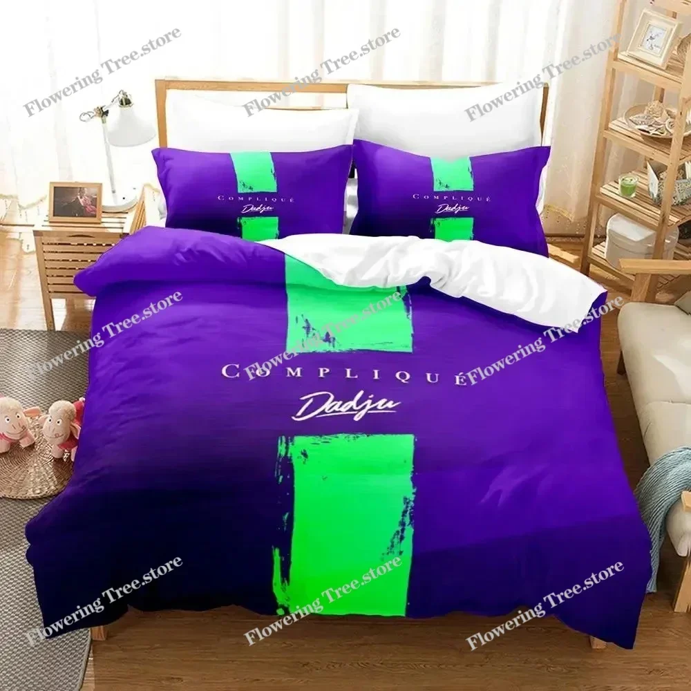 3D Print Singer Dadju Prince Dadj Bedding Set Duvet Cover Bed Set Quilt Cover Pillowcase Comforter king Queen Size Boys Adult029