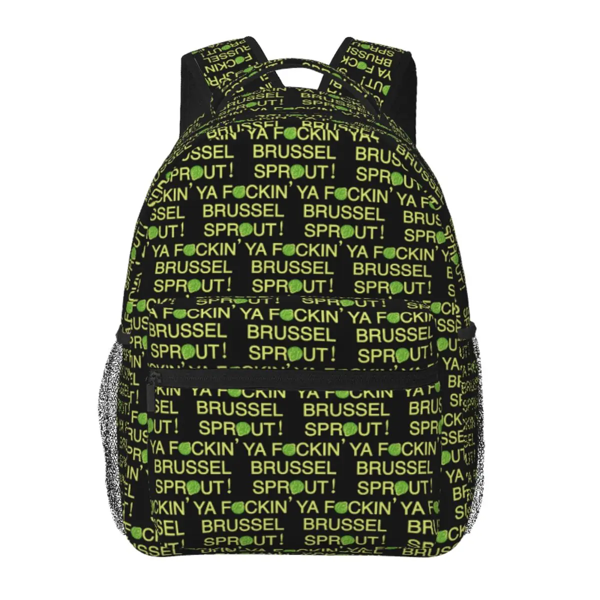 

Ya Brussel Sprout Backpack Student BookBag Kids School Bag Computer Shoulder Bags for Men Women
