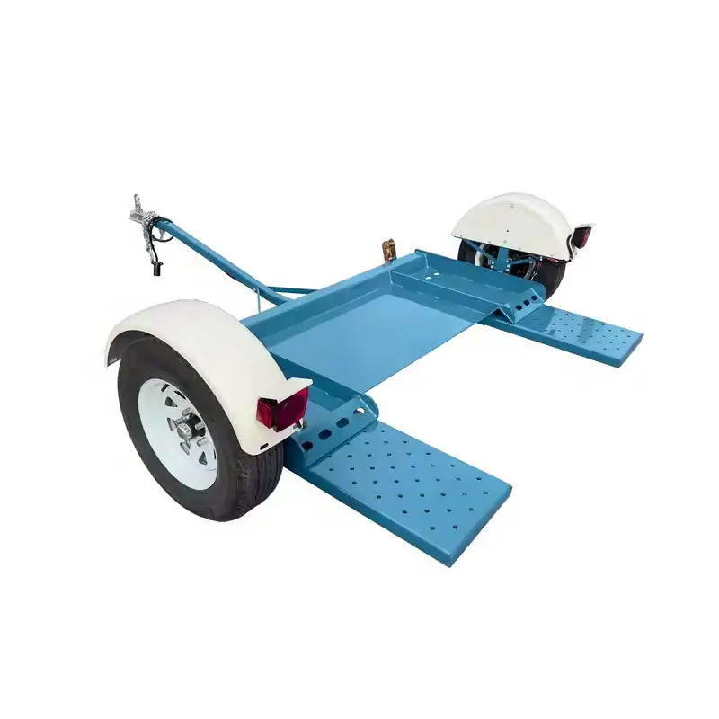 

Car Dolly Trailer Car Tow Dolly With Led Lights Aluminum Wheels With Radial