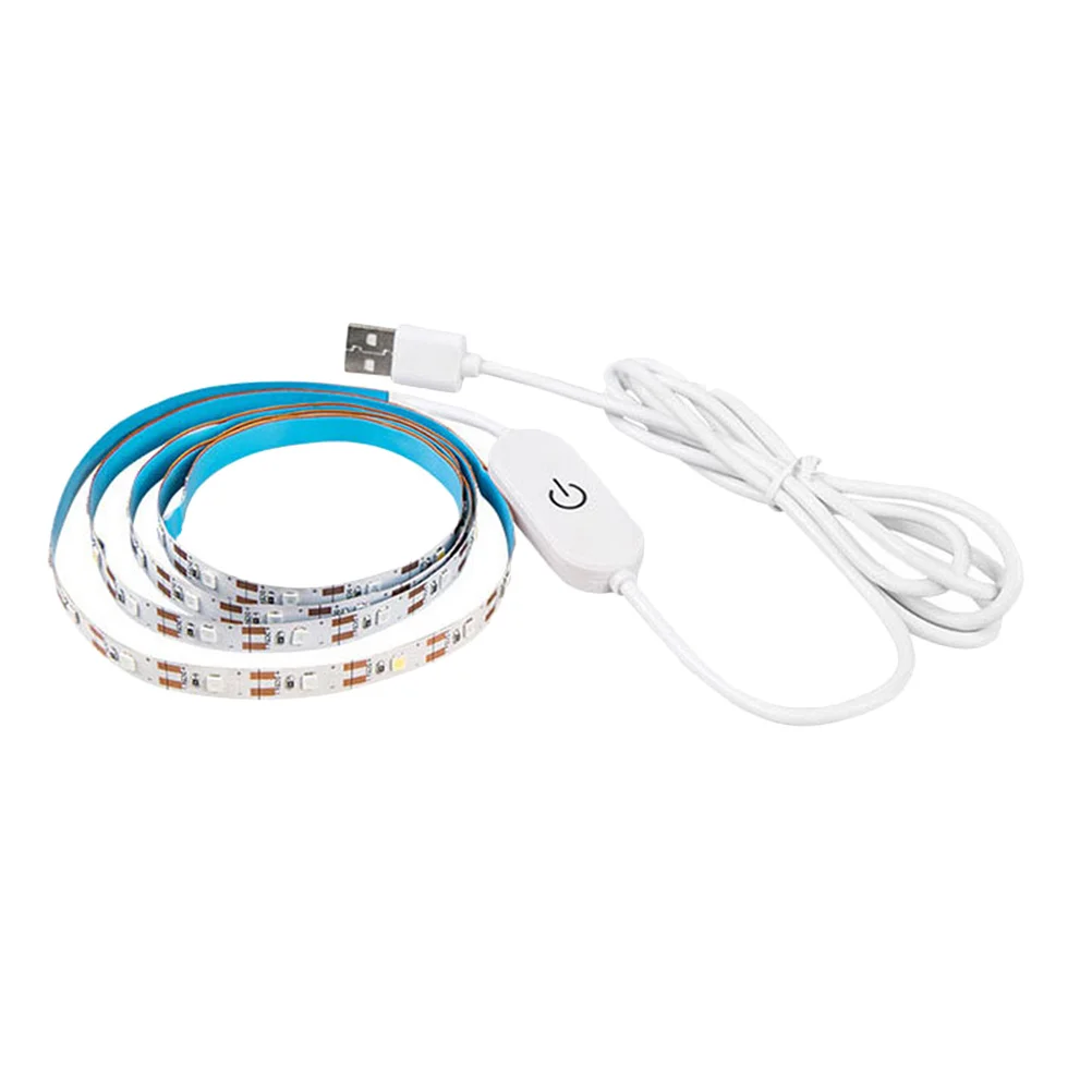 Tiras de luces LED USB para cultivo de plantas de jardín de interior, como pepinos, pimientos, narcisos, acelera la floración de brotes con