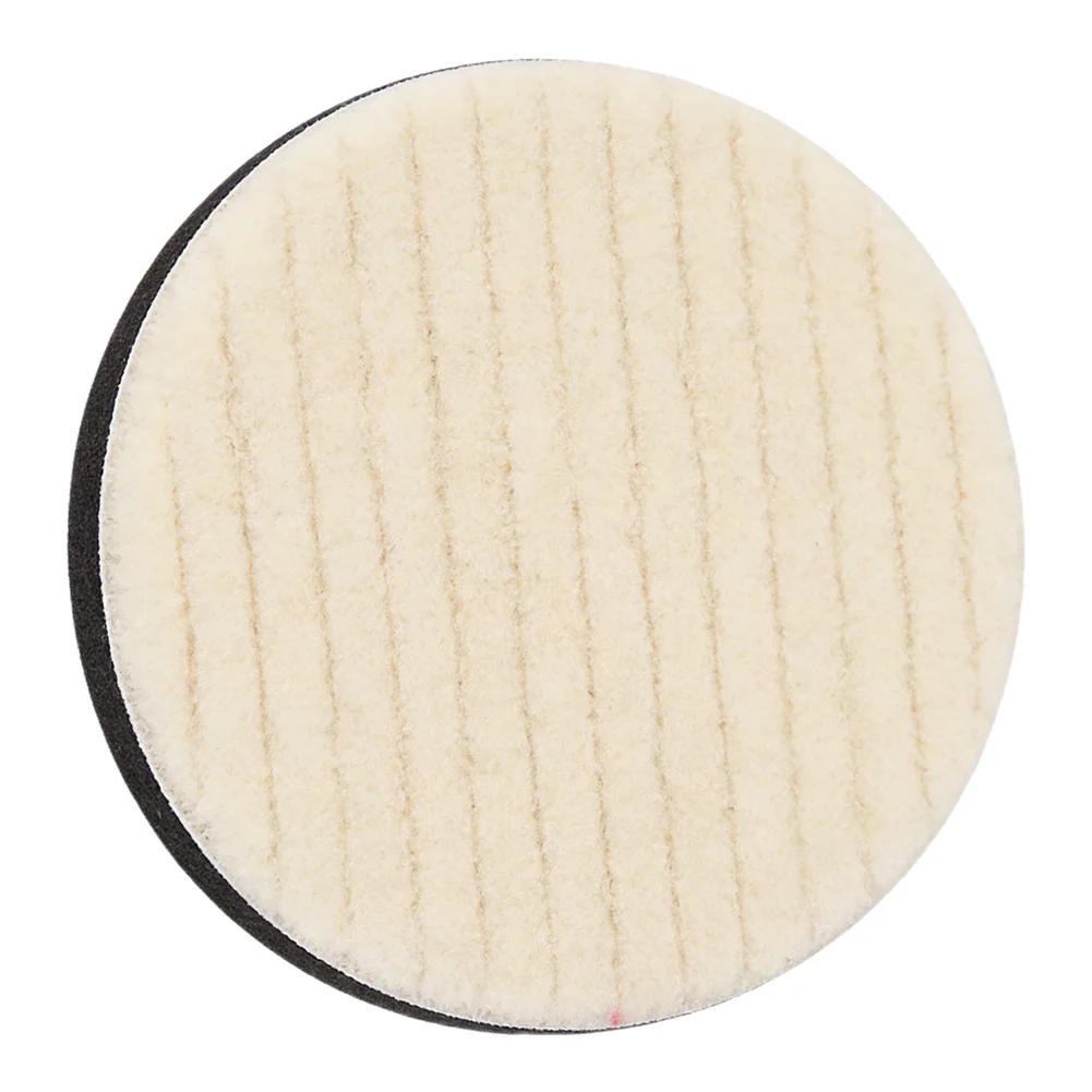 Car Detailing Pads Automotive Buffing Pads 5inch 125mm Wool Polishing Pad For Car Automotive Polishing Multiple Softness Levels
