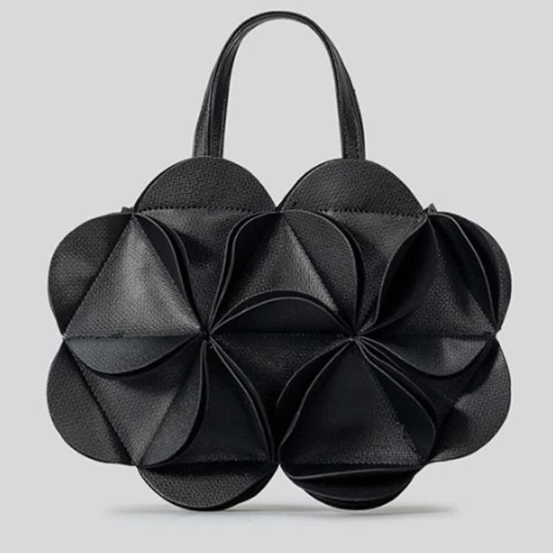 Borsa da donna con fiore di Design 3D con borsa a tracolla a spalla singola con giunture di alta qualità PU 2024 nuova borsa da donna