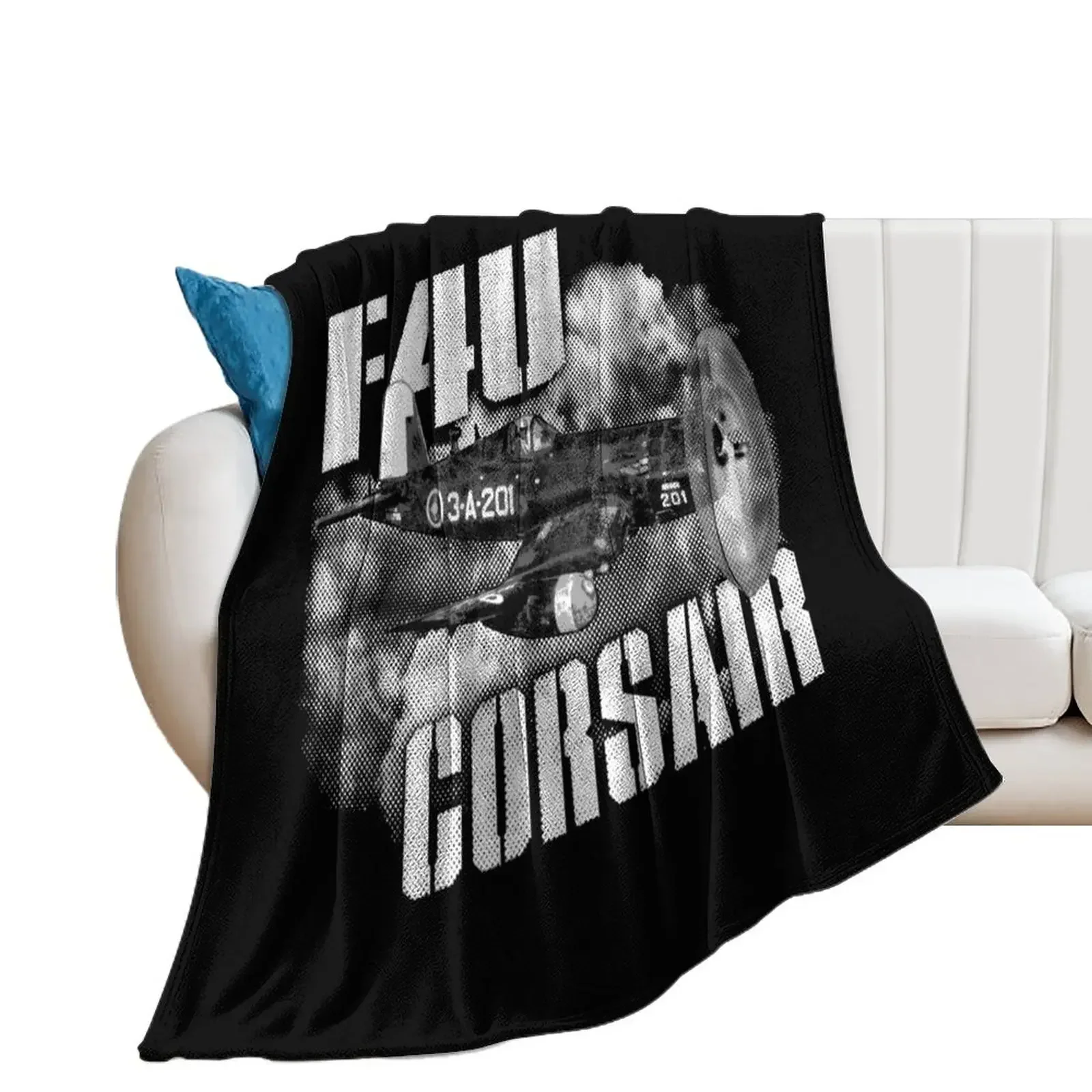 

F4U CORSAIR Throw Blanket Extra Large Throw Designers Retros Blankets