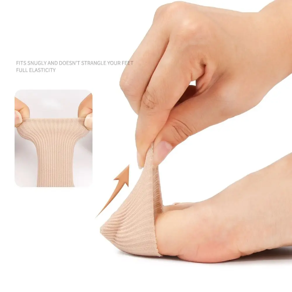 Novo tecido separador de dedo do pé removedor de calos de milho escalável protetor de dedo macio espaçador tubo manga cuidados com os pés ferramentas pedicure