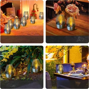 Flameless Led Solar candles, rechargeable night light, wedding party, garden decoration, outdoor, impermeable lamp 6 Main Sales Solar Sailing - №1