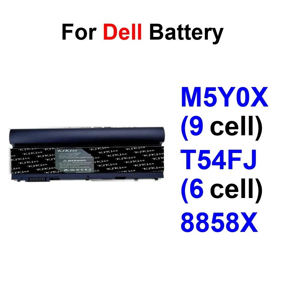 

Аккумулятор M5Y0X 9-элементный T54FJ 6 8858X ёмкостью 5000-9200 мАч для Dell Latitude E6420 E6430 E6520 E6530 E6540 E5420 E5430 E5520 E5530