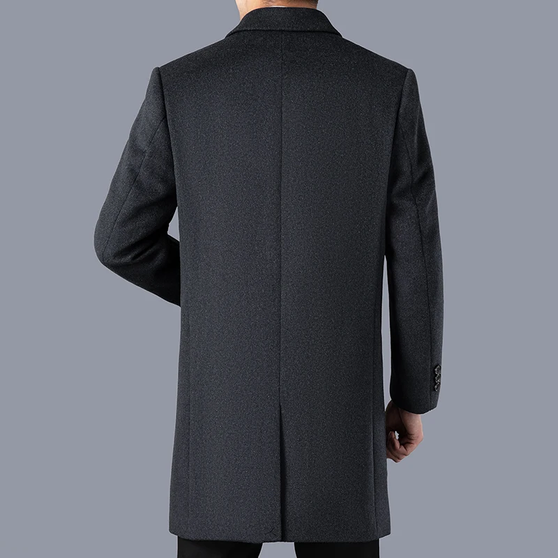 2024 new arrival winter jacket men fashion Woolen Coat Men\'s Casual Wool trench coat Men Dress Jacket men full Size M-4XL DY117