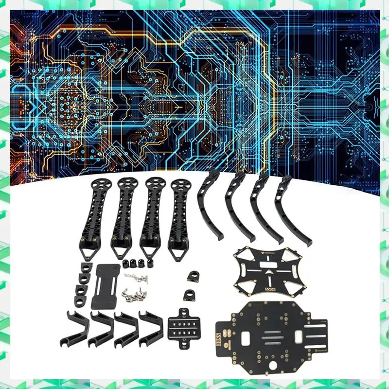 

Комплект рамы для квадрокоптера S500, четырехосевая рама из углеродного волокна F450, обновленная SK500 для рамы квадрокоптера FPV типа U, простая установка