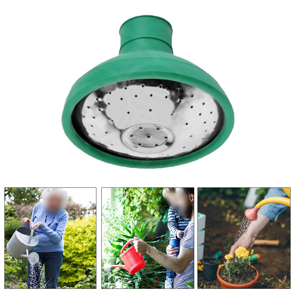 Steel Sprayer Head Watering Can For Indoor Plant Care Green Uniform Water Distribution Flexible Rubber Hose Steel