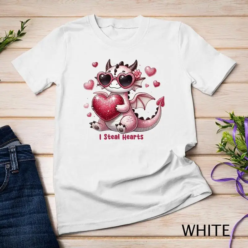 

Dragon of My Heart A Cute Valentine s Day Design Funny T Shirt Unisex T shirt