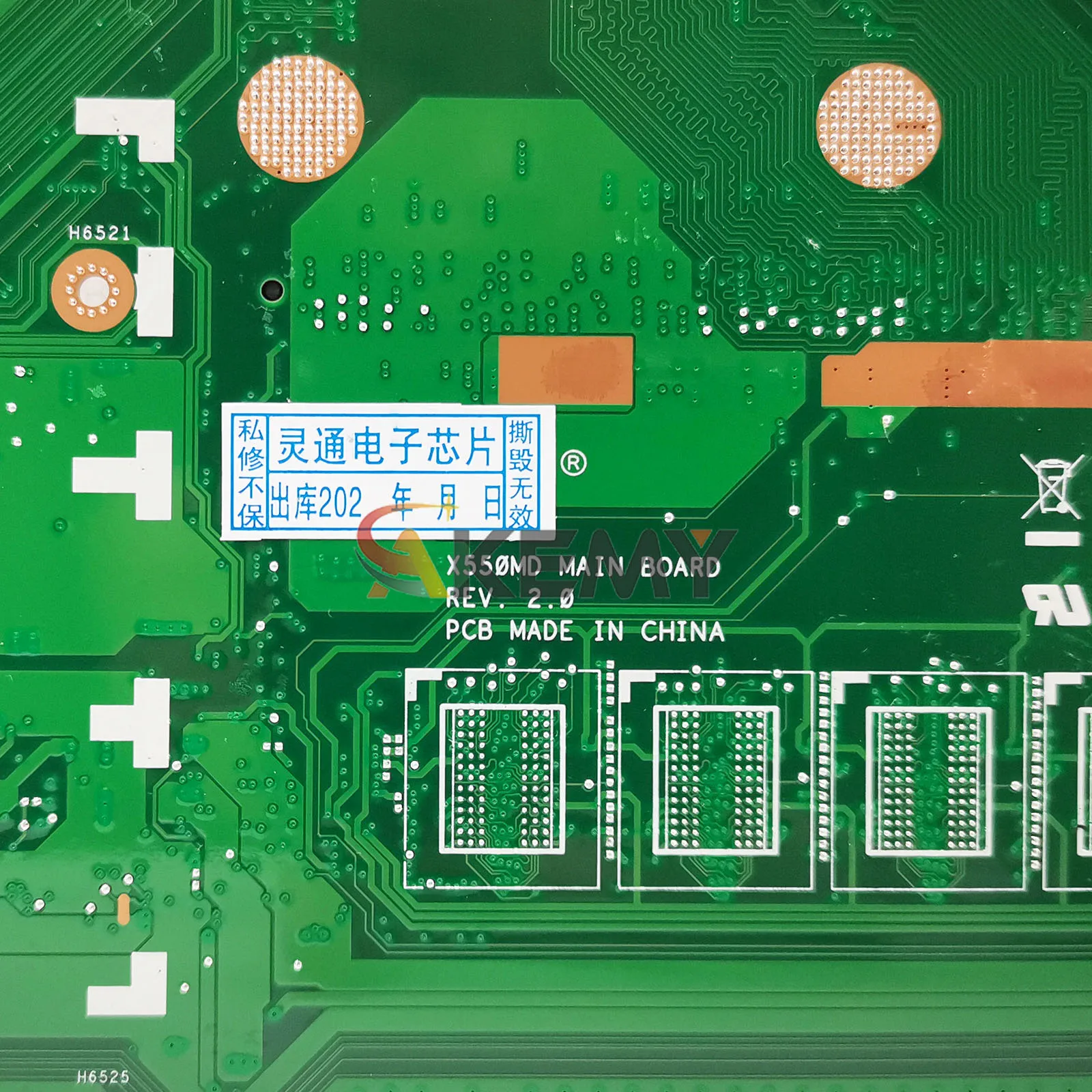 X550MJ เมนบอร์ดแล็ปท็อปสำหรับ ASUS VivoBook Y582M X550M X550MD X552M X550MJ เมนบอร์ดซีพียูเซลเลอรอน 100% ทดสอบ OK เรือเร็ว