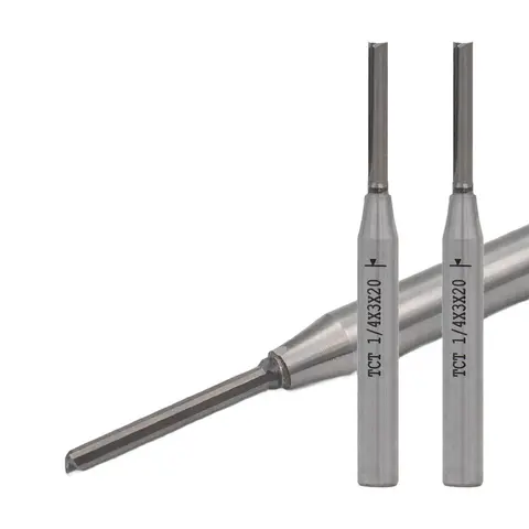 3mm TCT Carbide Straight Blade Router Bit For Trimmers For Grinding For Cutting Paint-free Boards CNC Woodworking Tool