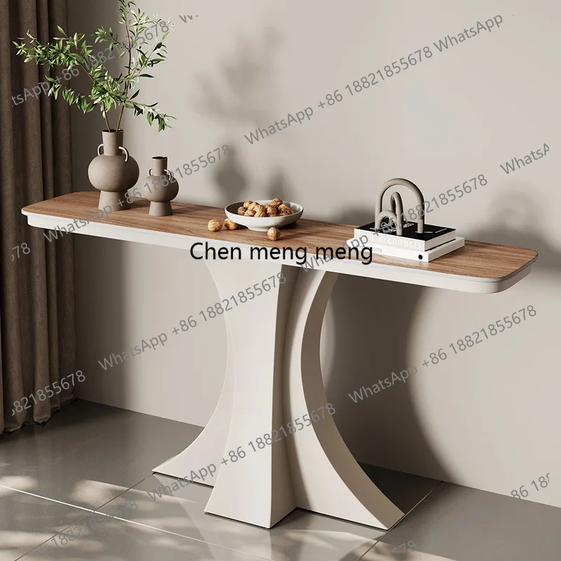 HR  Esthetics Hallway Console Tables Luxury Nordic Trendy Simple Console Table Modern Unique Console Meuble Living Room Furnitur