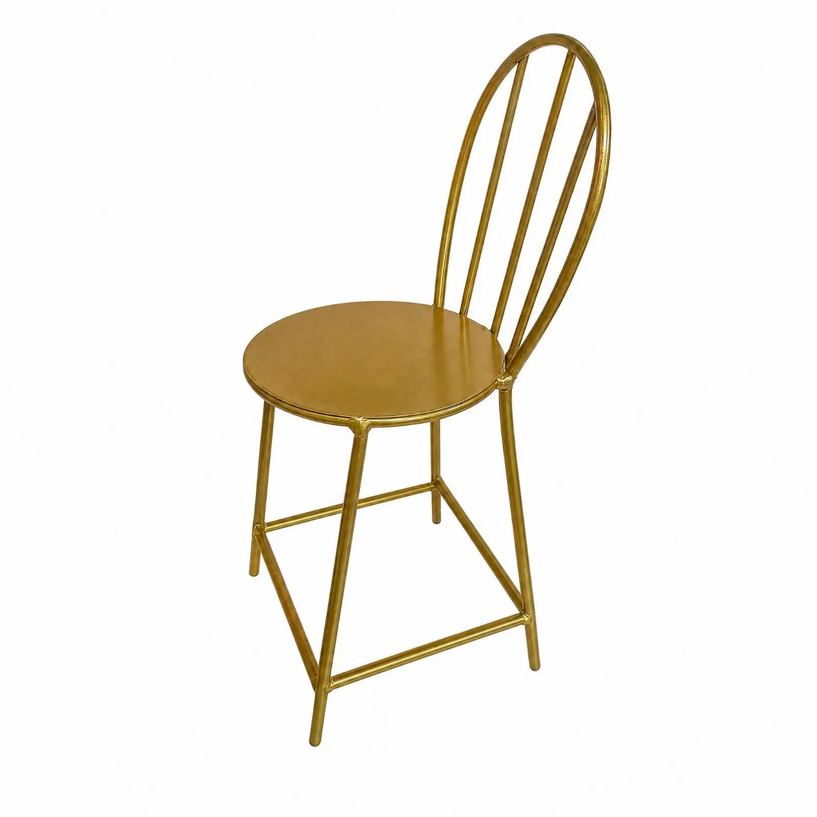 Dollhouse Chair Miniature Metal Seat for Creative Photography Doll Accessories Tabletop Decor Styling