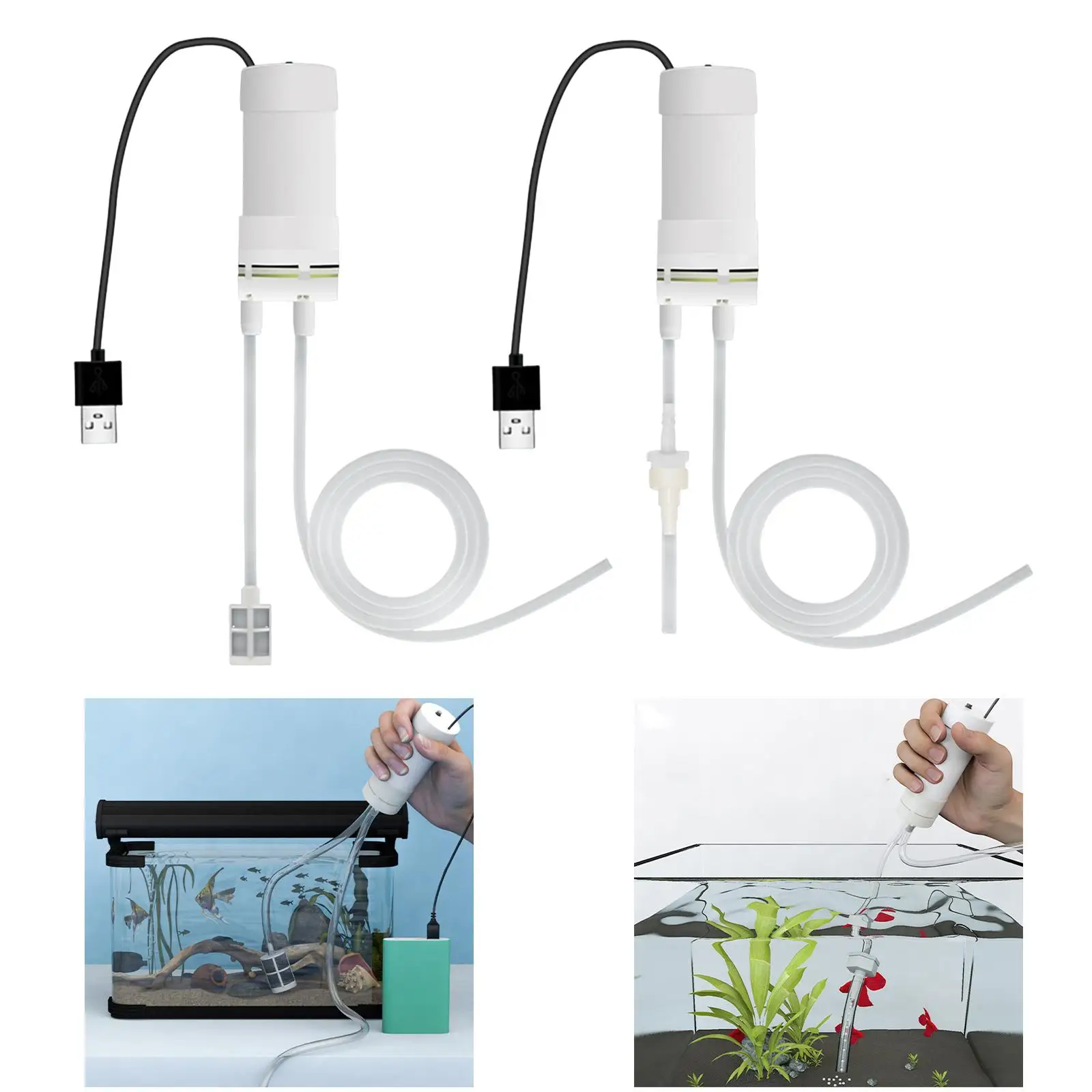 USB Self Priming Water Pump Portable Submersible Easy to Use Electric for Home Water Drills Bonsai Car Washes Water Dispenser