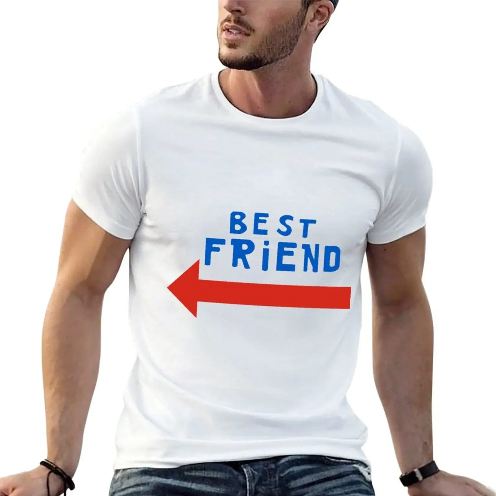 

best friend T-Shirt anime clothes korean fashion graphic t shirts oversized t shirt mens t shirts pack