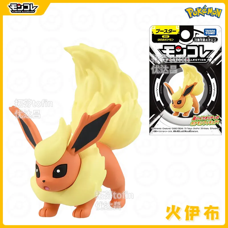 Original Takara Tomy Pokemon Umbreon Eevee Sylveon Vaporeon Sylveon Figure Toys Anime Flareon Espeon Leafeon PVC Model Doll Gift