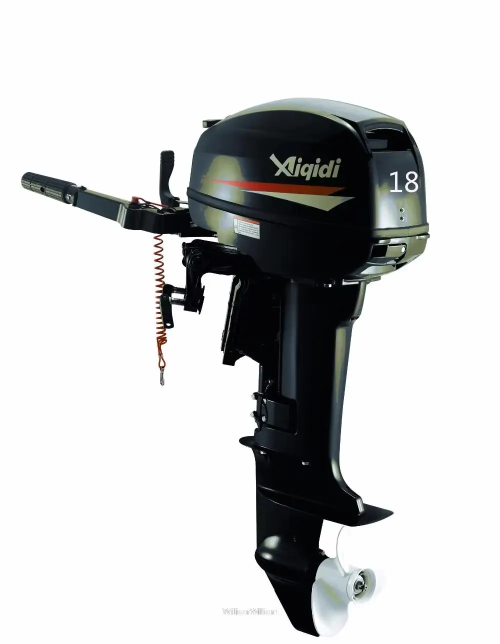 Wholesale/Retails Anqidi 2 Stroke 18 HP Water Cooled Marine Outboard/ Outboards Motors/Rubber Boat Powers