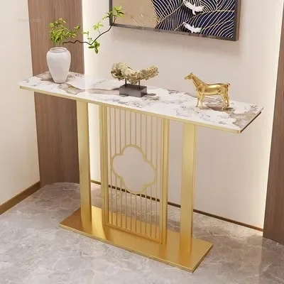 Tables console  luxe légères pour couloir Table  console  vue d'extrémité moderne simple Nouveau meuble  console déco