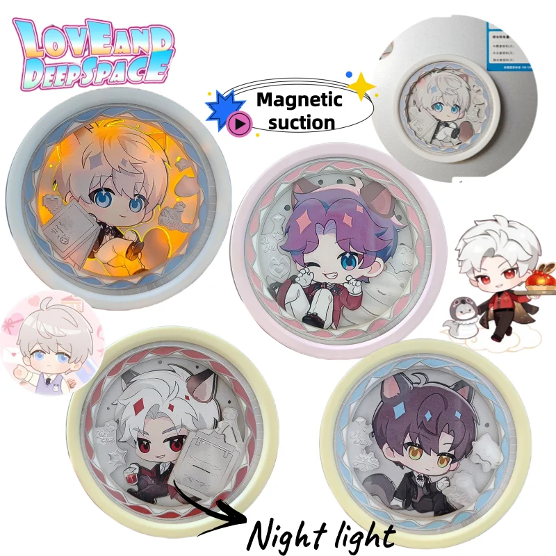 

Любовь и глубокое пространство Rafayel Zayne Sylus Xavier мультфильм магнитная наклейка на холодильник бумажная скульптура ночник декоративный подарок