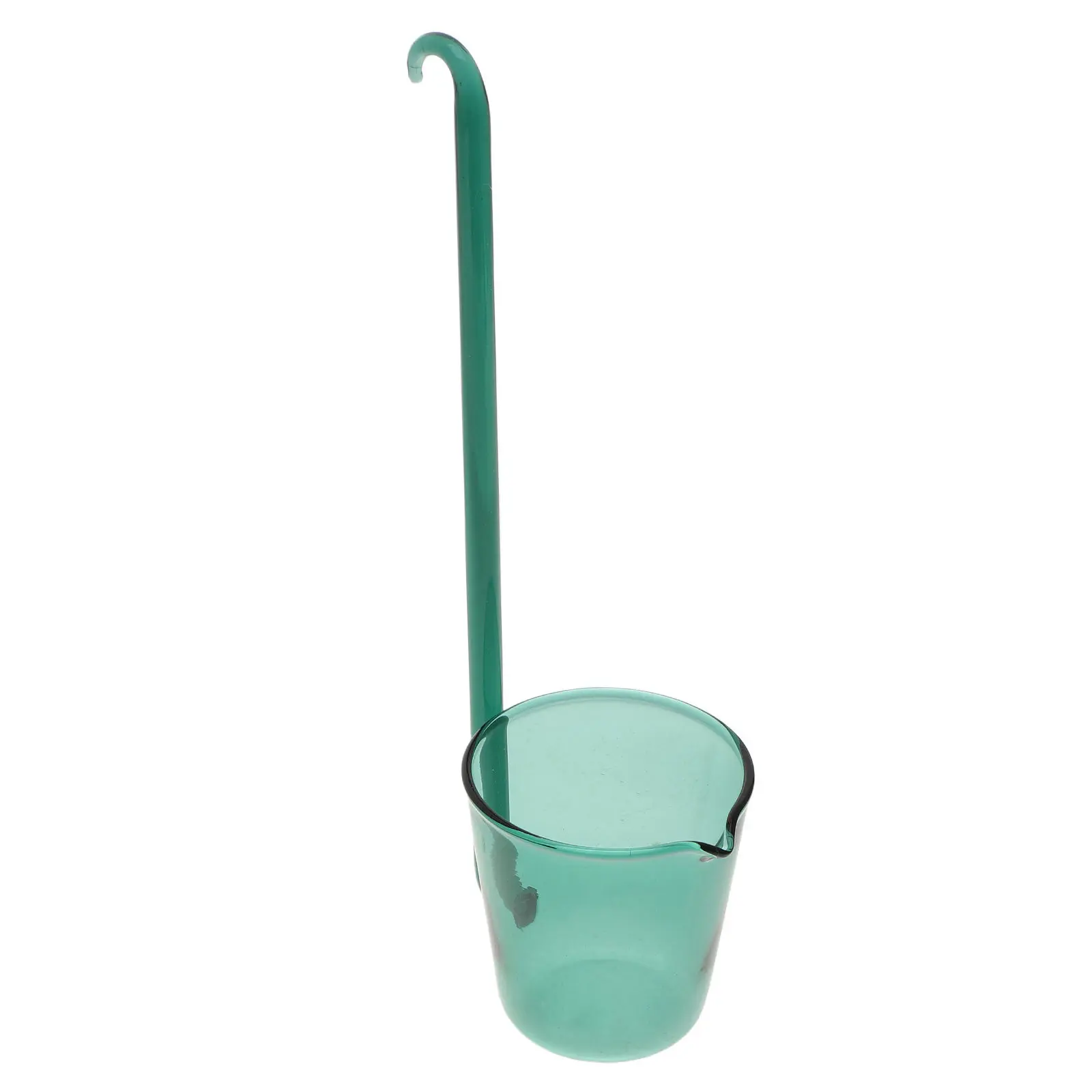 Glass Punch Bowl Ladle 130Ml Borosilicate Glass Punch Spoon Party Serving Drinks Soups Easy Clean Serving Bowl Ladle