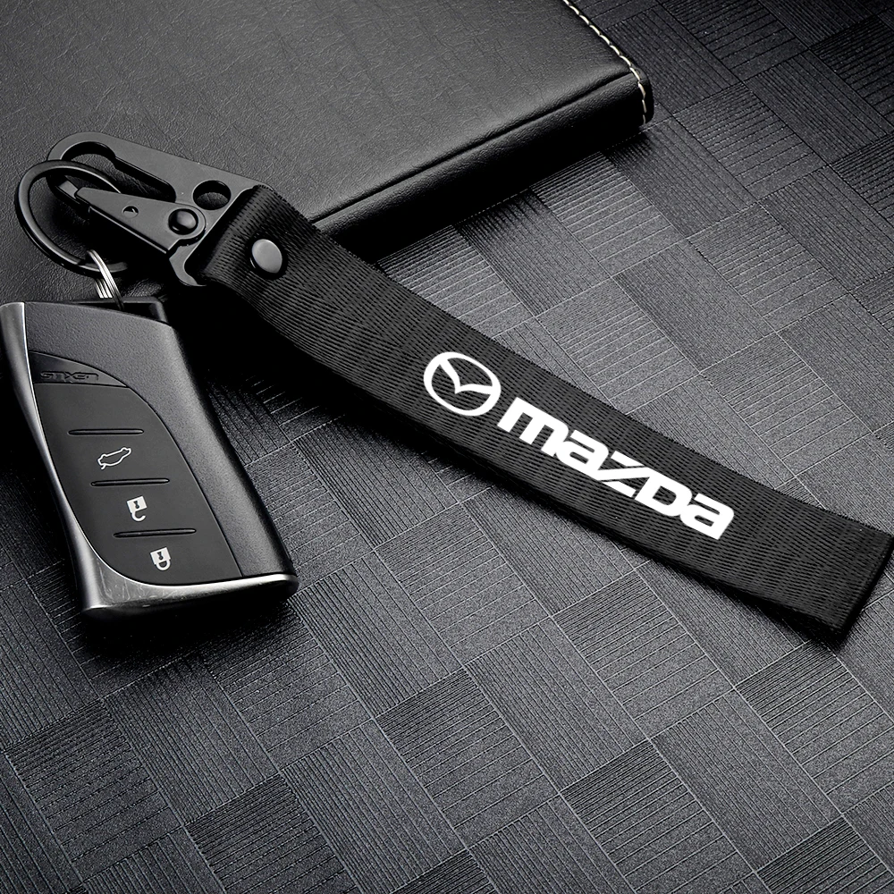 Metal Car Key Chain Ring Keychain Car Tire Wheel Valve Cap Cover for Mazda 3 Bk 6 Gh CX-5 CX30 MX-5 2 5 CX-3 GJ GL CX-8 MS RX-8