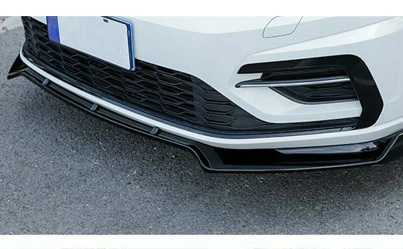 Paraurti anteriore Splitter Labbro Per VW Golf 7 7.5 MK7 MK7.5 GTI GTD R R-Line Tutti I Modelli 2012-2020 Diffusore Corpo Kit Spoiler Guard