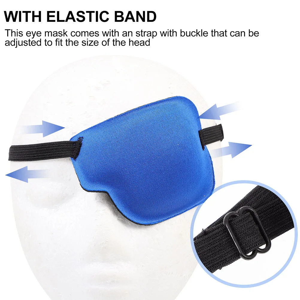 

3 Pcs 3d Eye Mask Adjustable Amblyopia Cover Patches Eyes Comfortable Polyester Protective Child