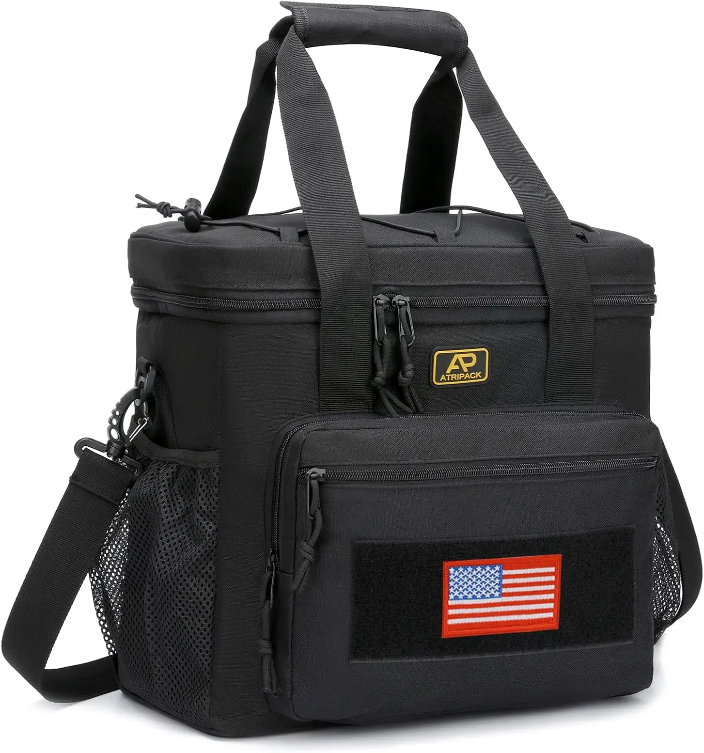 

Lunch Box for Men, Tactical Lunch Bag MOLLE Webbing Leakproof Insulated Large Lunch Cooler Women Adult Meal with Adjustable