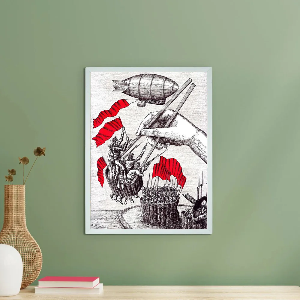 خمر مشهد معركة القرون الوسطى قماش طباعة الظلام الخيال الفن جدار ديكور القوطية الرعب المشارك ديكور المنزل غرفة الديكور #6