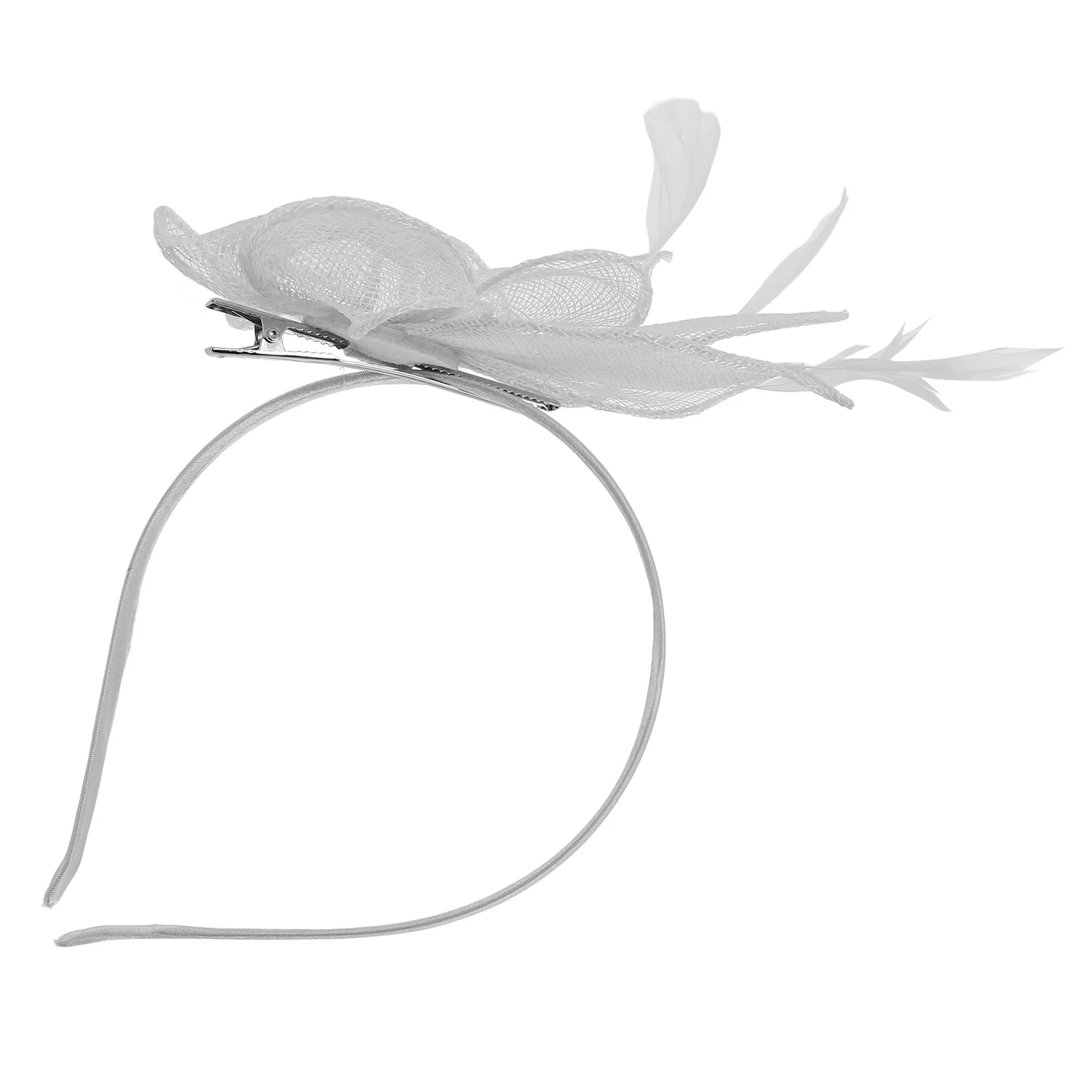 

Dark Blue Fascinator Hairband Small Hat Headpiece For Women Vintage Style Party Wedding Tea Event Formal Wear