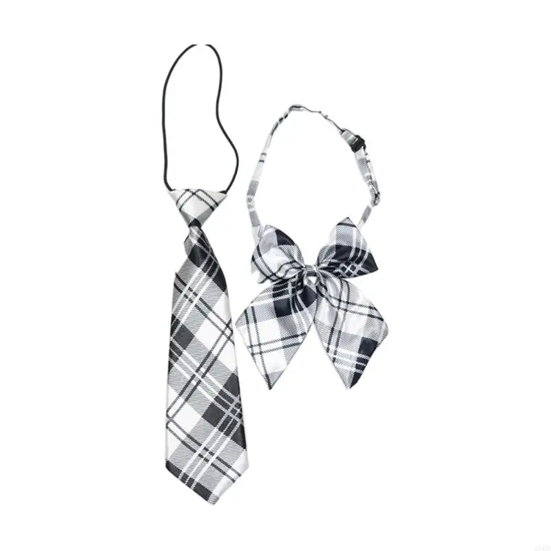 270d Women Bowknot Krawatten Knoten Freie Hals Krawatte für einheitliche Nette Krawattenanzüge Süße einfache faule Person Jungen